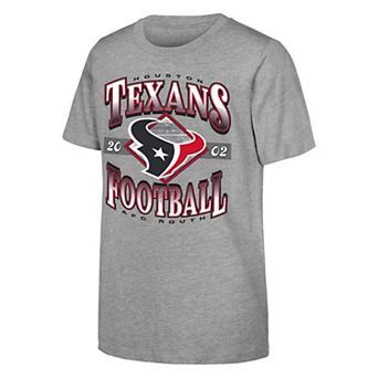 Youth Outerstuff Heather Gray Houston Texans NFL Of Days Past T-Shirt