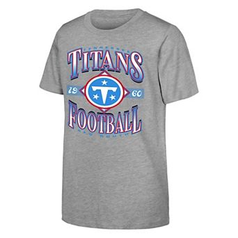 Youth Outerstuff Heather Gray Tennessee Titans NFL Of Days Past T-Shirt