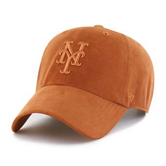 Unisex '47 Orange New York Mets Fall Feelings Ballpark Suede Clean Up Hat