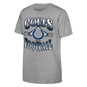 Youth Outerstuff Heather Gray Indianapolis Colts NFL Of Days Past T-Shirt
