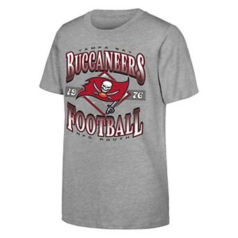 Youth Outerstuff Heather Gray Tampa Bay Buccaneers NFL Of Days Past T-Shirt
