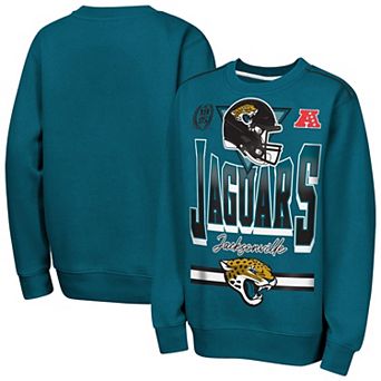 Youth Outerstuff Teal Jacksonville Jaguars Run & Gun Fleece Sweatshirt