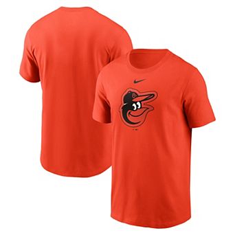 Men's Nike Orange Baltimore Orioles Large Logo T-Shirt