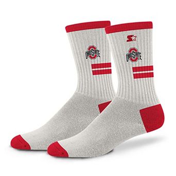 Unisex Starter Cream Ohio State Buckeyes Premiere Cushioned Crew Socks