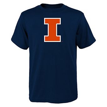 Youth Outerstuff Navy Illinois Fighting Illini Primary Logo T-Shirt
