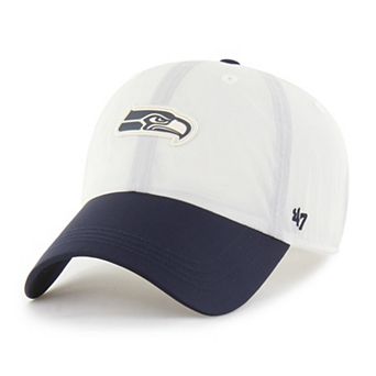 Men's '47 Cream Seattle Seahawks Modernia Clean Up Adjustable Hat