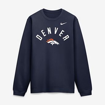 Men's Nike Navy Denver Broncos Primetime Club Sweatshirt