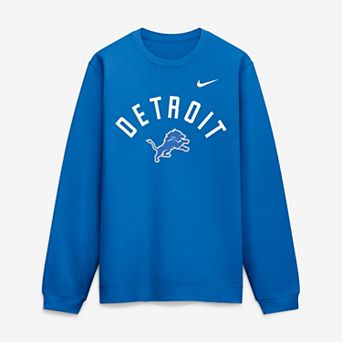 Men's Nike Blue Detroit Lions Primetime Club Sweatshirt