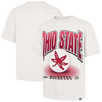 Men's '47 Cream Ohio State Buckeyes Team Flex Foundation T-Shirt