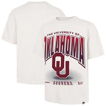 Men's '47 Cream Oklahoma Sooners Team Flex Foundation T-Shirt