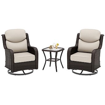 MaxMulti 2-person Outdoor Rattan Seating Group With Cushions