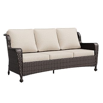 MaxMulti Outdoor Wicker Sofa With Cushions