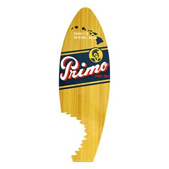 American Art Décor Primo Hawaiian Shark Bite Surfboard Wall Plaque 10-Inch x 30-Inch