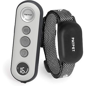 PATPET 4000FT Dog Training Collar: IPX7 Waterproof, 3 Modes, Rechargeable for All Dogs
