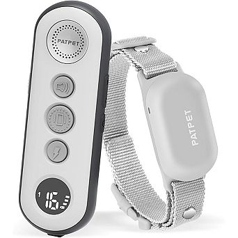 PATPET 4000FT Dog Training Collar: IPX7 Waterproof, 3 Modes, Rechargeable for All Dogs
