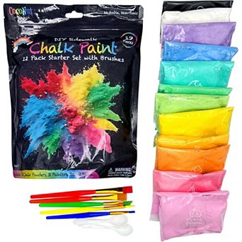 DIY Sidewalk Chalk Paint 12 pk Kit