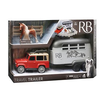 Royal Breeds Palomino Walker Travel Trailer Play Set