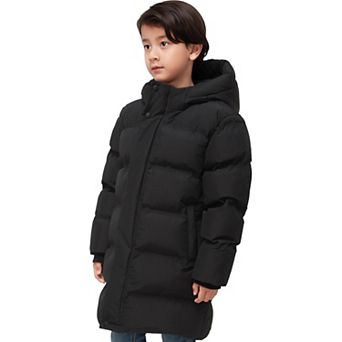Boys' Rokka&rolla Parker Hooded Mid-Length Puffer Jacket