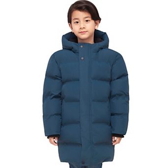 Boys' Rokka&rolla Parker Hooded Mid-Length Puffer Jacket