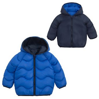 Toddler Boys' Rokka&Rolla Reversible Hooded Puffer Jacket