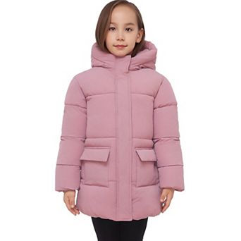 Girl Rokka&Rolla Madison Longline Hooded Puffer Jacket