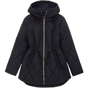 Women's Rokka&Rolla Diamond Quilted Cinched Waist Jacket