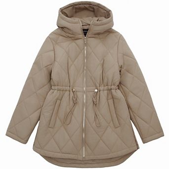 Women's Rokka&Rolla Diamond Quilted Cinched Waist Jacket