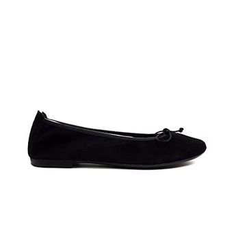 Sofia Elastic Suede Ballet Flat