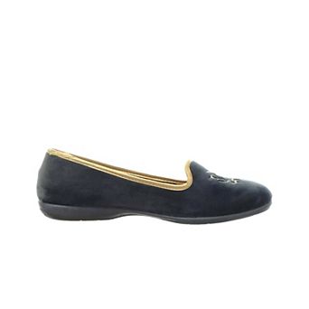 Royal Embroidered Suede Slipper