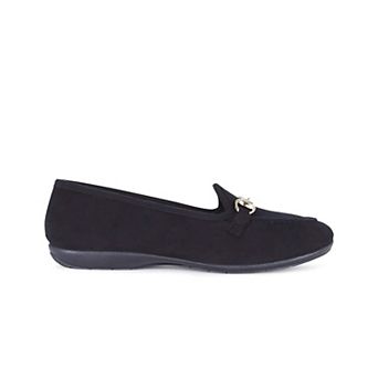 Royal Suede Buckle Slipper