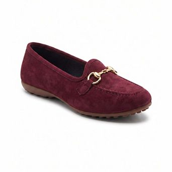 Royal Suede Buckle Slipper
