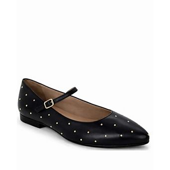 Clara Studded Mary Jane Flat