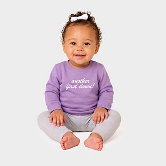 Another First Down - Infant Crew Fleece Sweatshirt