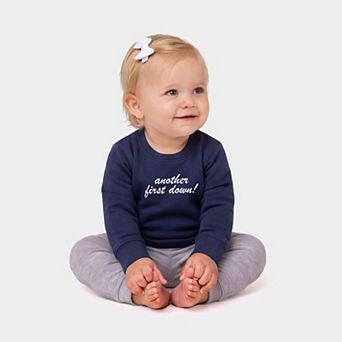 Another First Down - Infant Crew Fleece Sweatshirt