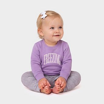 Freezing Arched - Infant Crew Fleece Sweatshirt