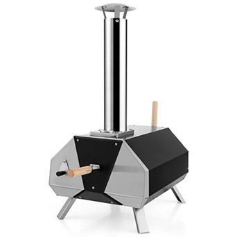 Costway Outdoor Pizza Oven Machine 12'' Pizza Grill Maker Portable with Foldable legs