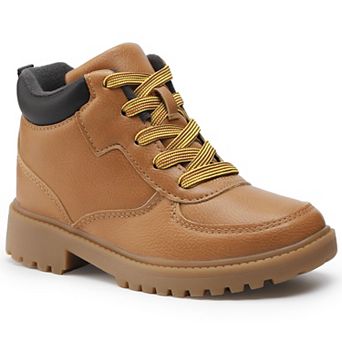 HOMEHOT Boys Ankle Boots Side Zipper Combat Shoes for Little Big Kid