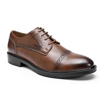Men's Oxford Dress Shoes Brogue Lace-Up Business Shoes