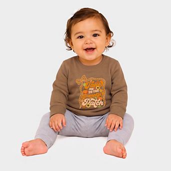 Coquette Take Me To The Pumpkin Patch - Infant Crew Fleece Sweatshirt