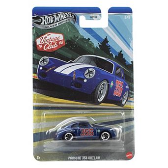 Hot Wheels 1:64 Scale Die-Cast Vintage Porsche 356 Outlaw Toy Car