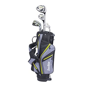 Tour Edge Hot Launch 7-10 yrs Green Junior Complete Golf Set - Green / Right Hand
