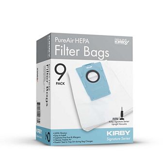 PureAir Filter Bags 9 Pack with 3 Pre-Motor Filters for Kirby Upright Vacuums