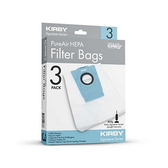 PureAir Filter Bags 3 Pack with 1 Pre-Motor Filter for Kirby Upright Vacuums