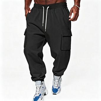 Men's Cargo Pants Multi Pocket Casual Sports Jogger Long Trousers