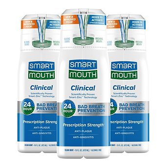 SmartMouth DDS Activated Clinical Mouthwash - Gum Health & Gingivitis - 16 fl oz, 3 Pack