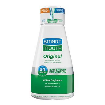 SmartMouth Original Zinc Activated Mouthwash - Fresh Mint - 32 fl oz - 2 Pack
