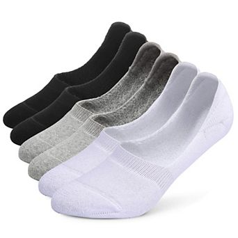 6 Pairs Thick Cushion No Show Athletic Socks Non Slip Low Cut