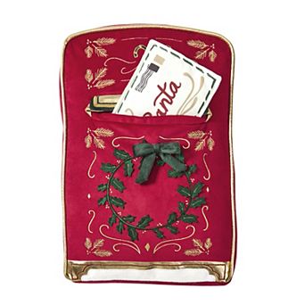 Hallmark Holiday Mailbox Shaped Decorative Pillow