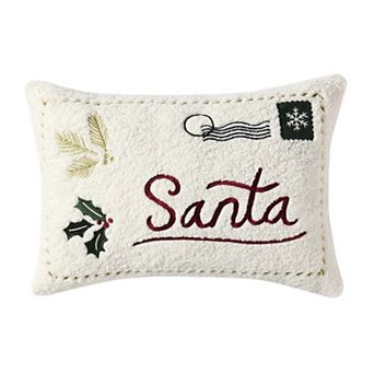 Hallmark Holiday Santa Letter Decorative Pillow