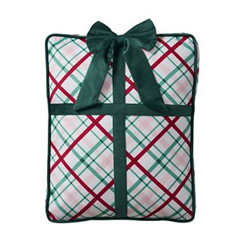 Hallmark Gift Shaped Holiday Decorative Pillow